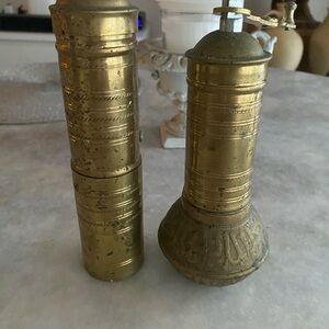 Vintage Brass Pepper Mill